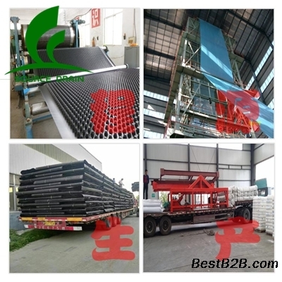 南昌园林工程优选 蓄排水板、隔根层与土工布一站式配齐，刚柔结合板的综合应用